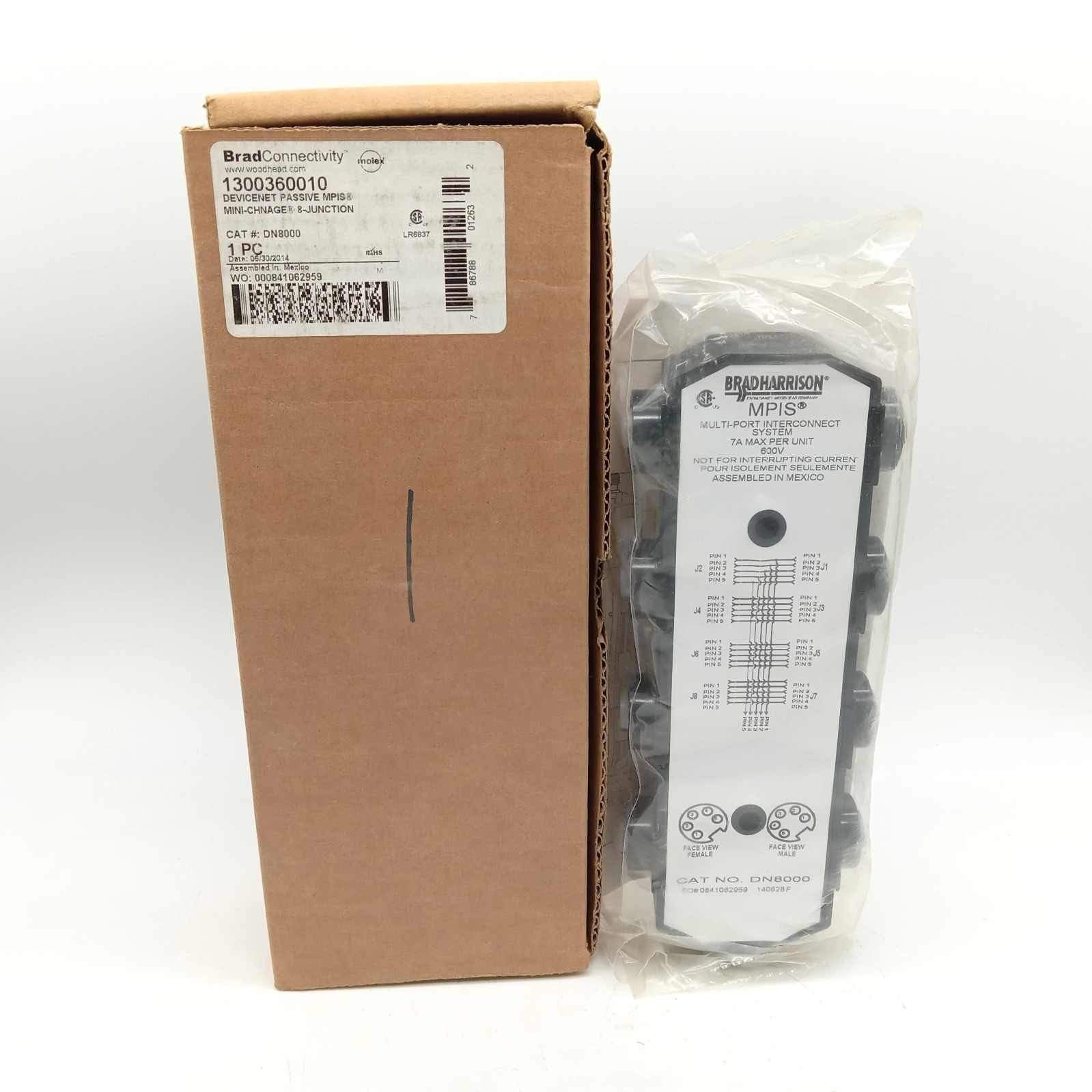 BradConnectivity 1300360010 Devicenet passive MPIS-Mini-CHNAGE-8-Junction