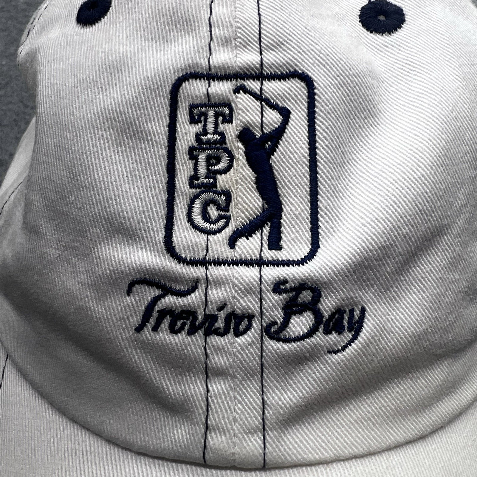 Imperial Golf Hat Troviso Bay Club White Ball Cap