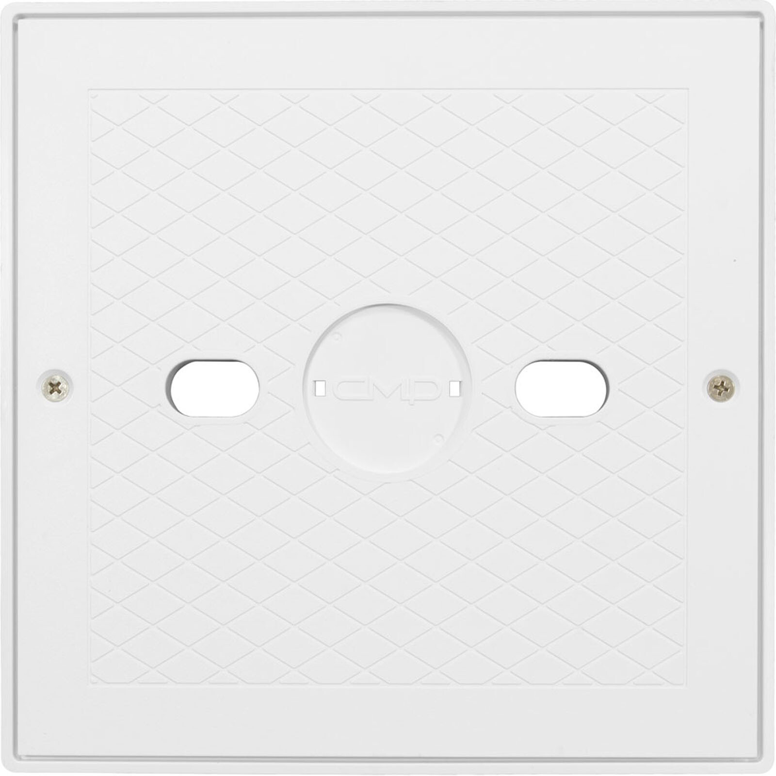 Square Lid And Collar Assembly, White