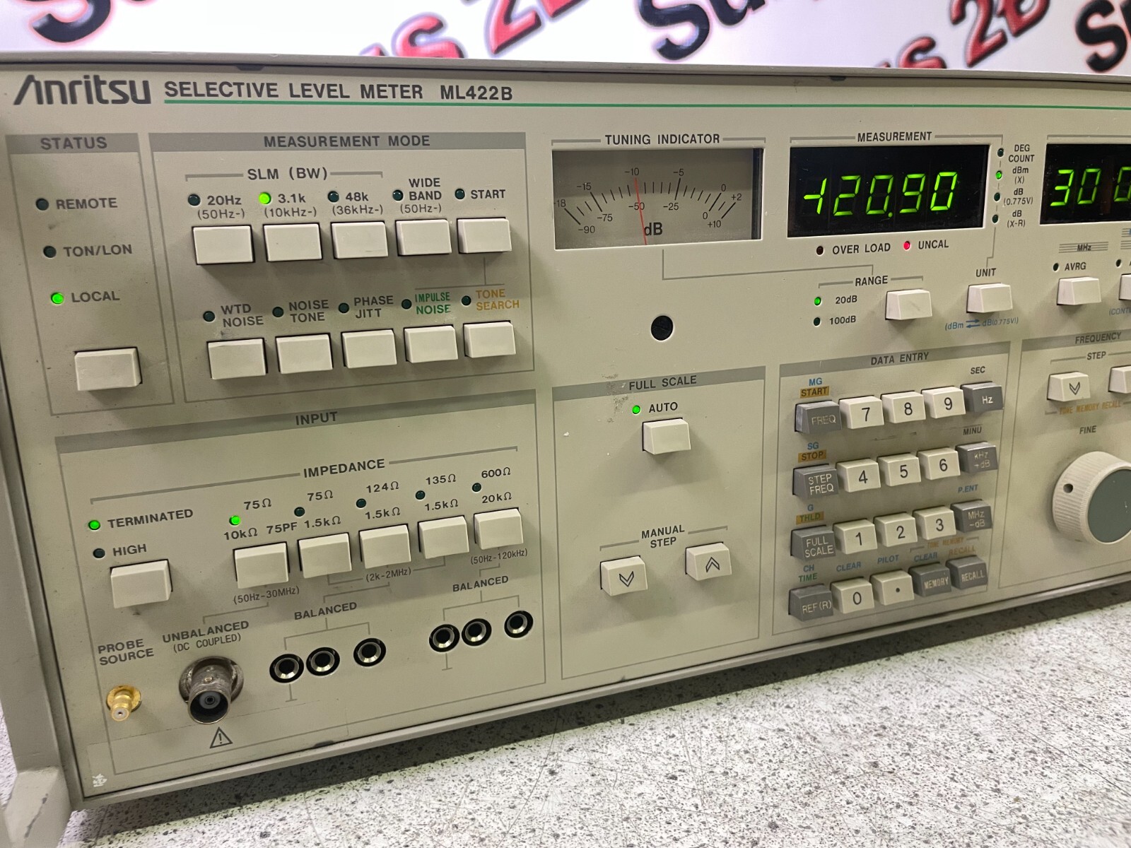 Anritsu ML422B Selective Level Meter