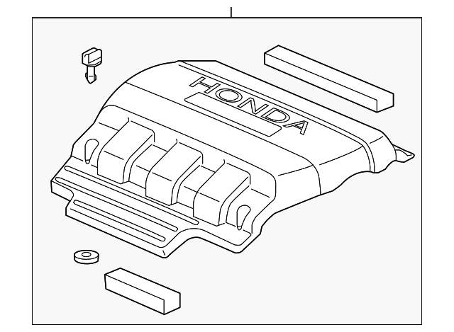 Genuine Honda Cover Assembly Engine 17121-RN0-A10