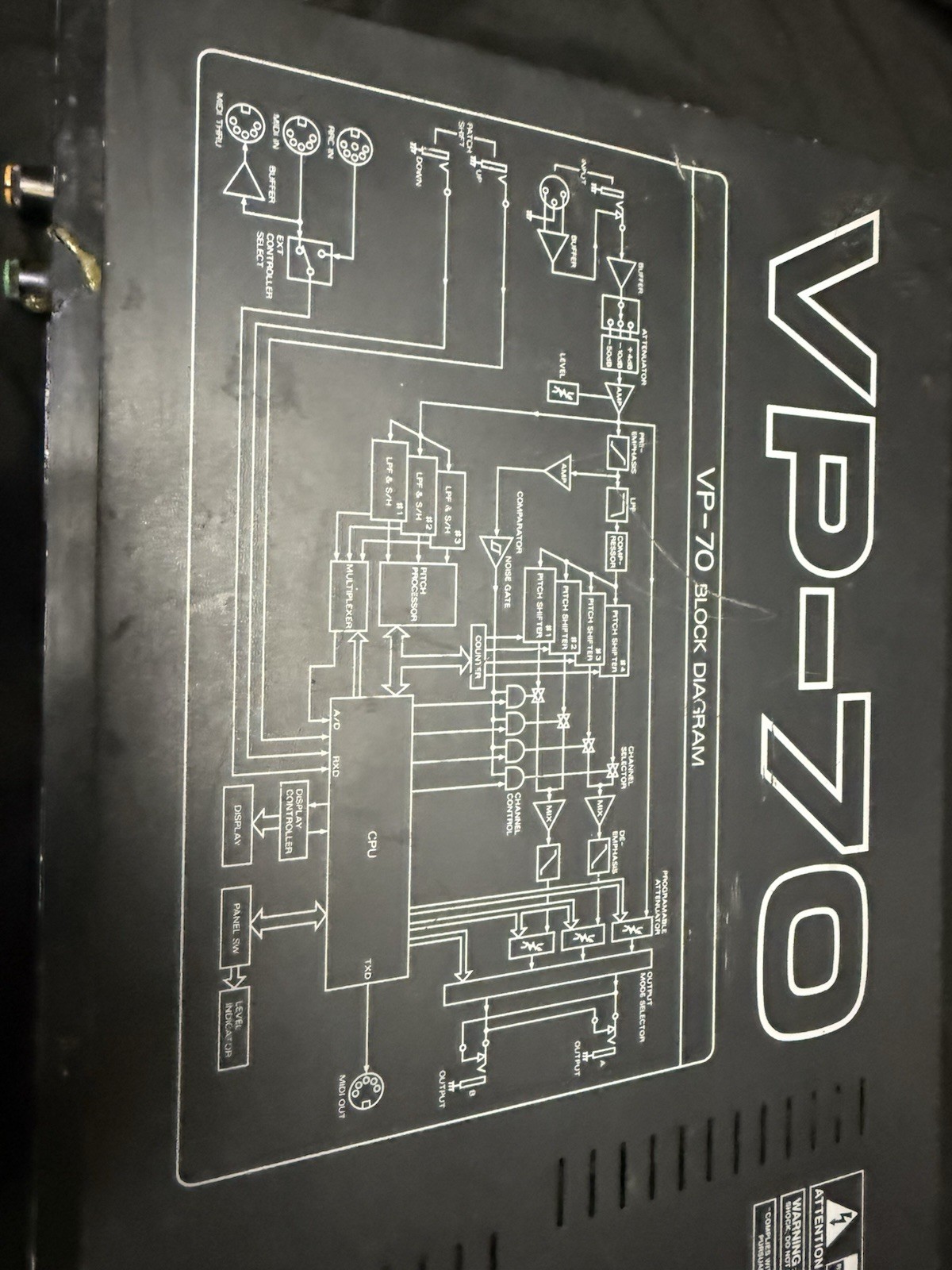 Roland VP 70 Vocal Processor with original power chord and manual