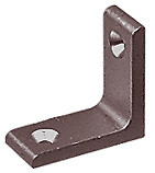 CRL D664DU Duranodic Bronze Brace for Extra Tall Partition Posts
