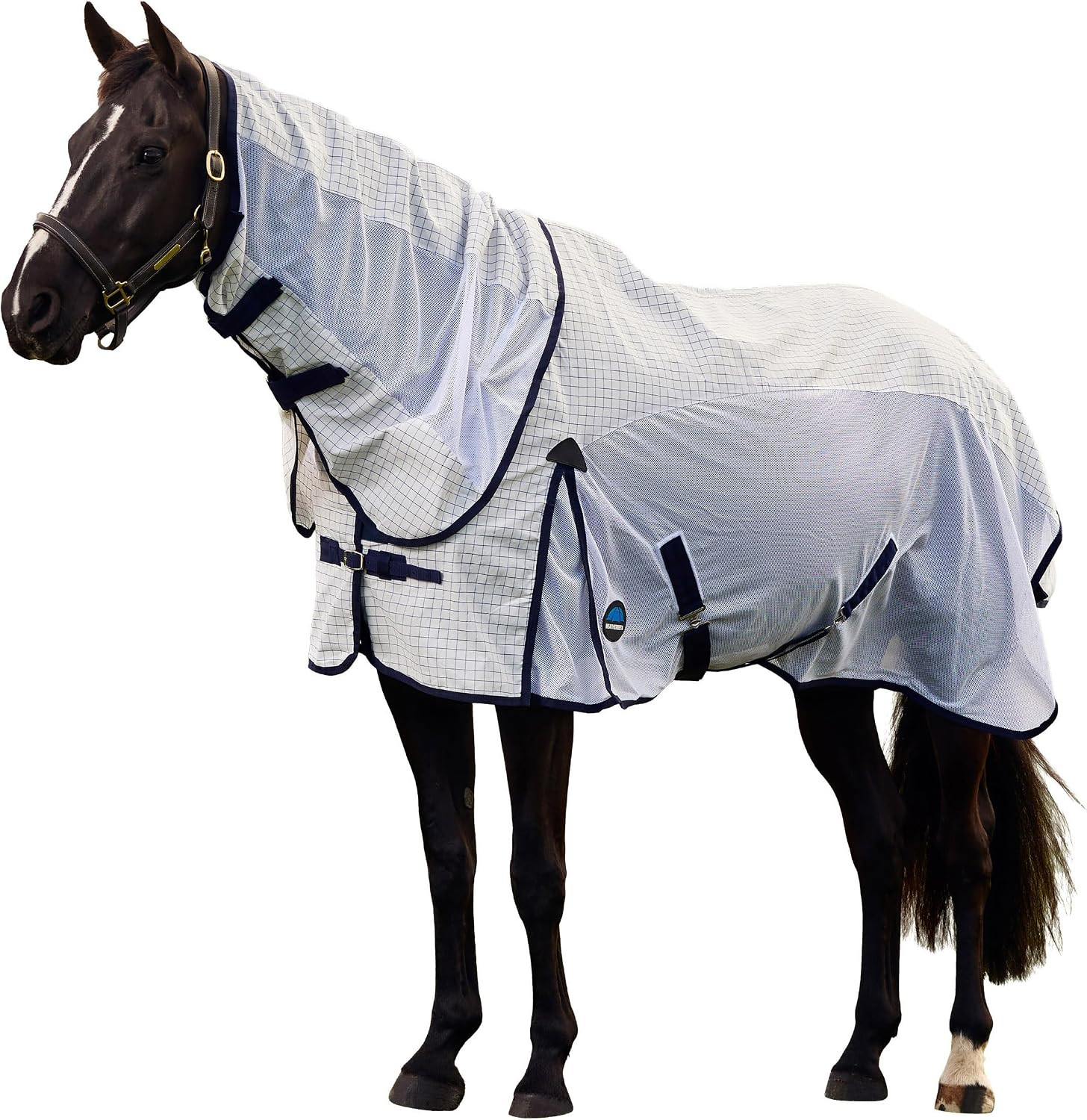 Airstream Detach-A-Neck, White/Navy, 78"