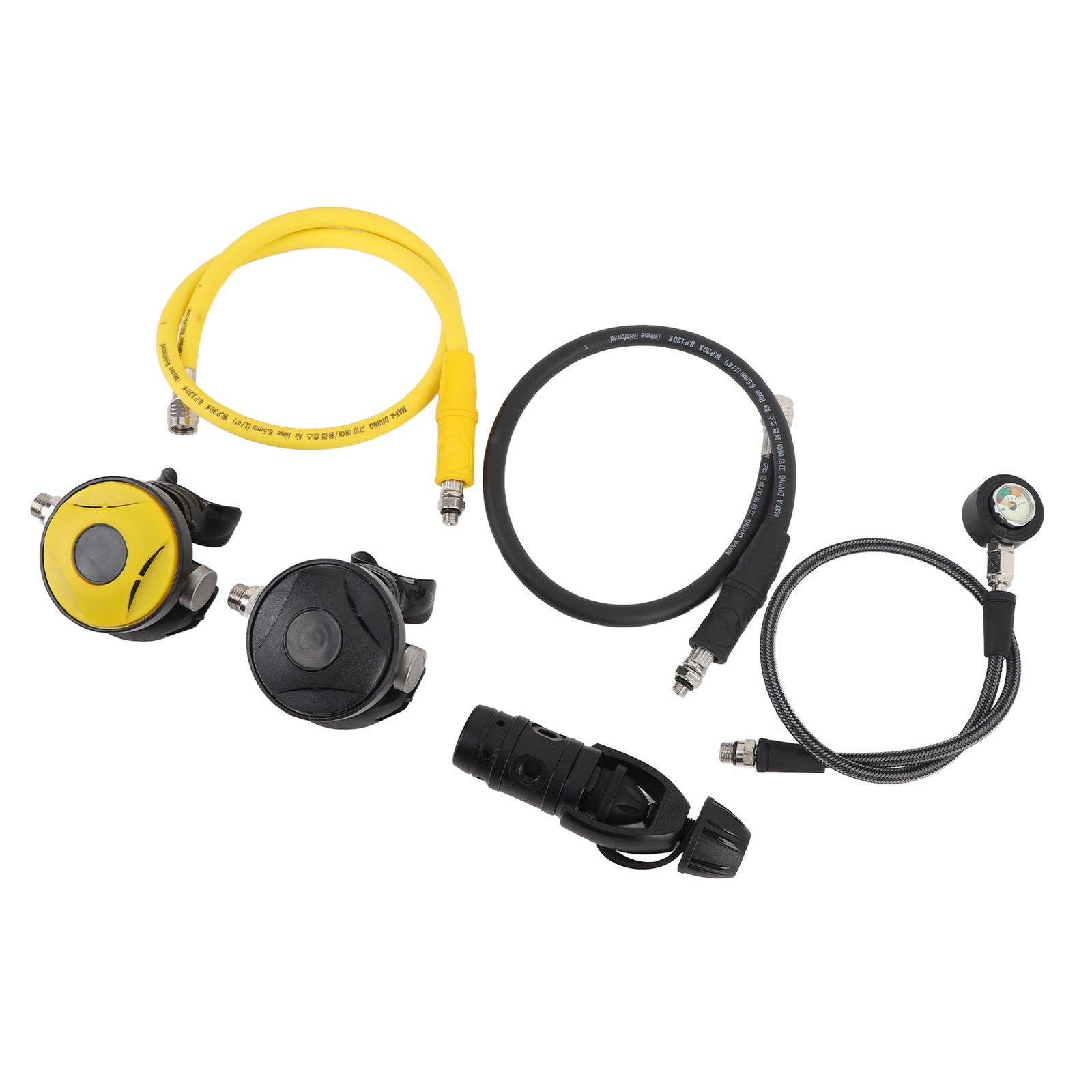 Aluminum Diving Regulator Set With Enhanced Stability For Underwater Breath DPFM