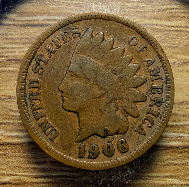 1906 Indian Head Cent - Actual Coin Shown - Free Shipping & Tracking INV#27