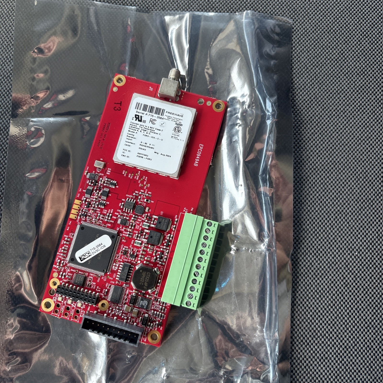 FREEWAVE FGR3-C-U BOARD-LEVEL INDUSTRIAL SERIAL RADIO TRANSCEIVER MODULE