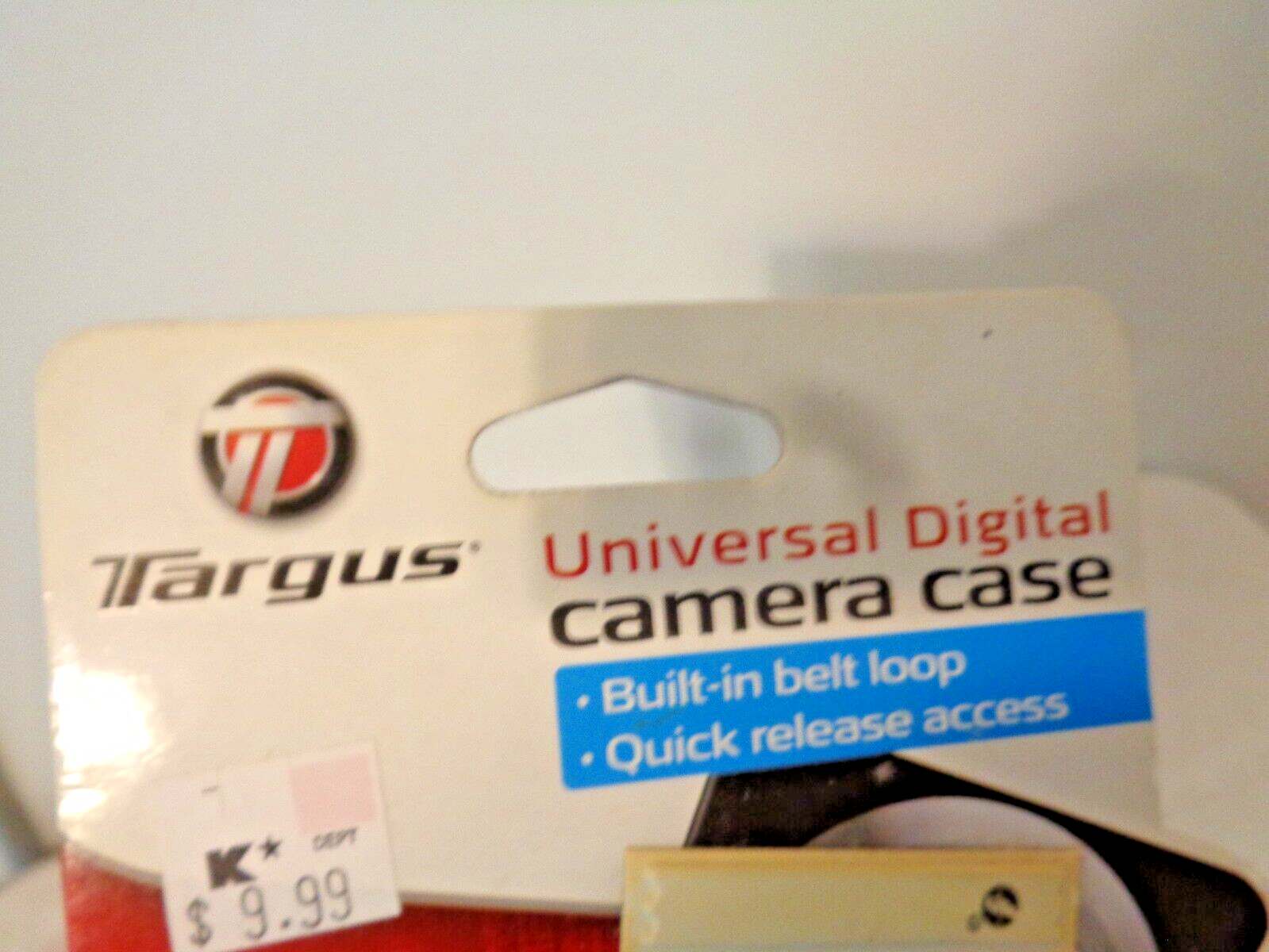 Targus Universal Compact Digital Camera Case Built in Belt Quick Release Access