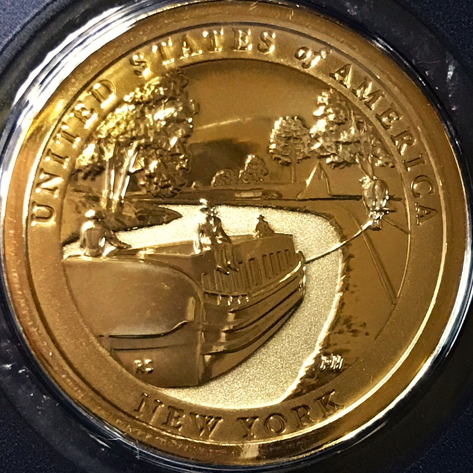 2021 S Reverse Proof New York American Innovation Dollar Erie Canal