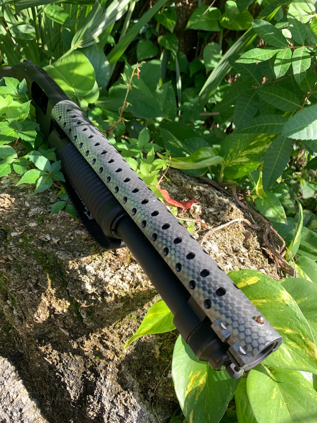Custom MARINECOAT GRID MOSSBERG SHOCKWAVE Heat Shield Shotgun ROUGH MODIFIED