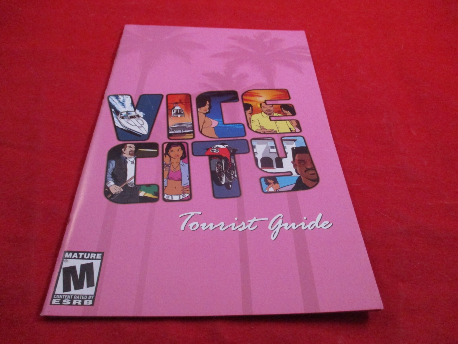 Vice City Tourist Guide Tourist Guide PS2 Instruction Manual Booklet ONLY