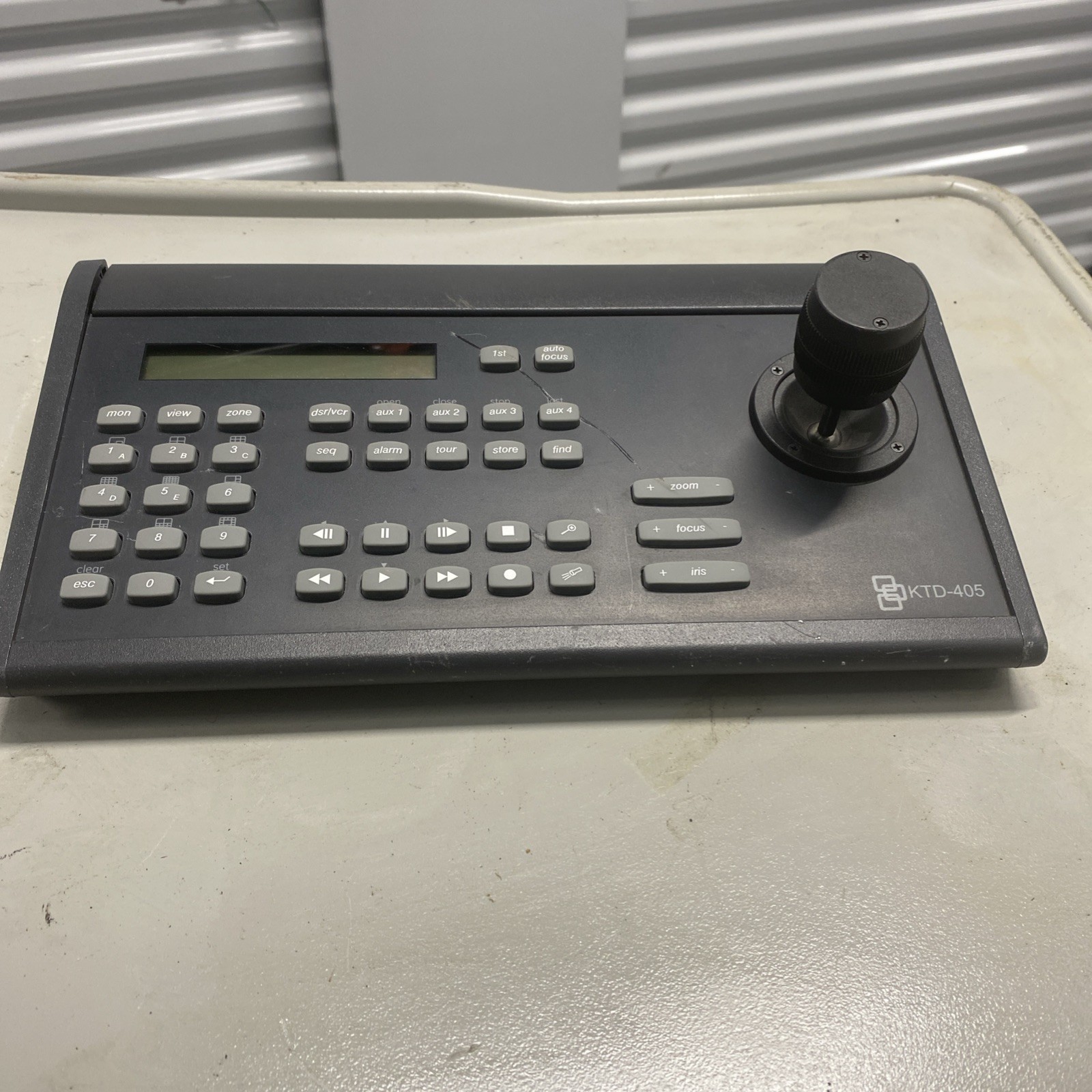 B26 GE Interlogix Kalatel KTD-405 Security S Controler Joystick esthetic scratch