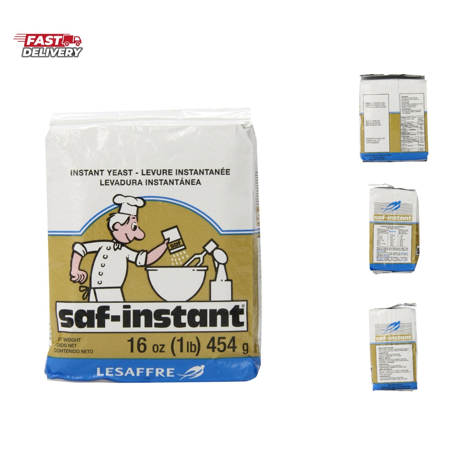 Saf-Instant Yeast, Gold, 1 Pound