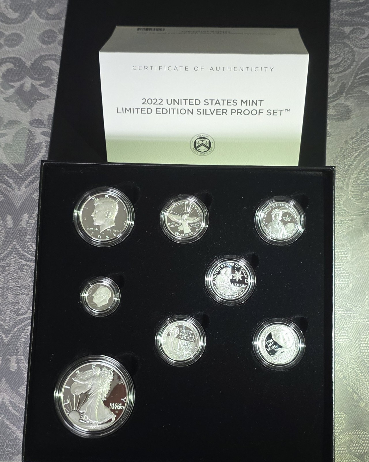 2022 US MINT LIMITED EDITION SILVER PROOF SET /OGP/COA
