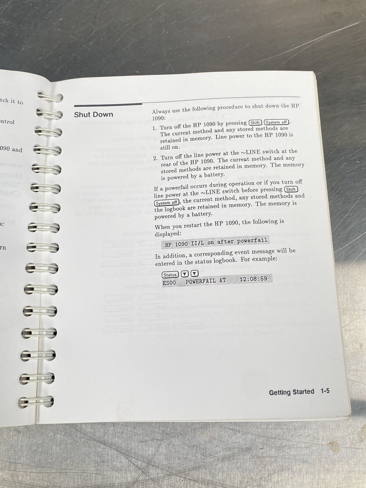 Hewlett Packard HP 1090 Liquid Chromatographs - Users Guide / Manual