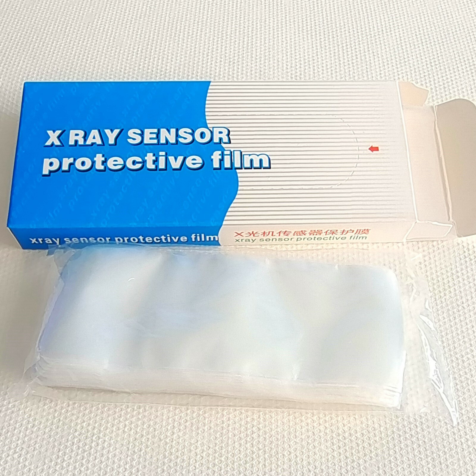 10Pk Dental X-Ray Sensor Disposable Sleeves Cover Protective Film Tooth Whitenin