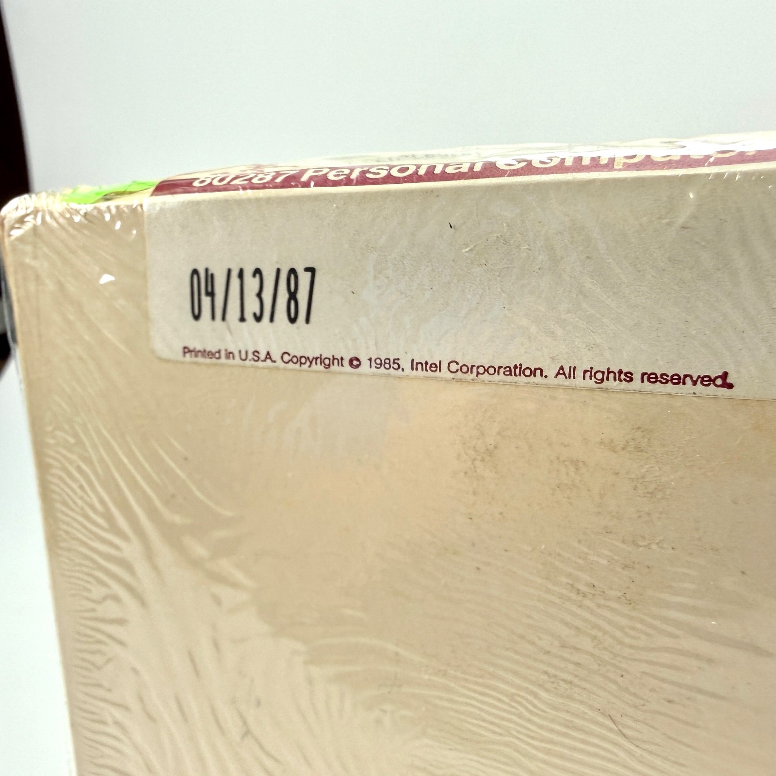 Intel Math Coprocessor Personal Computer Enhancement PCNC80287 For IBM PC