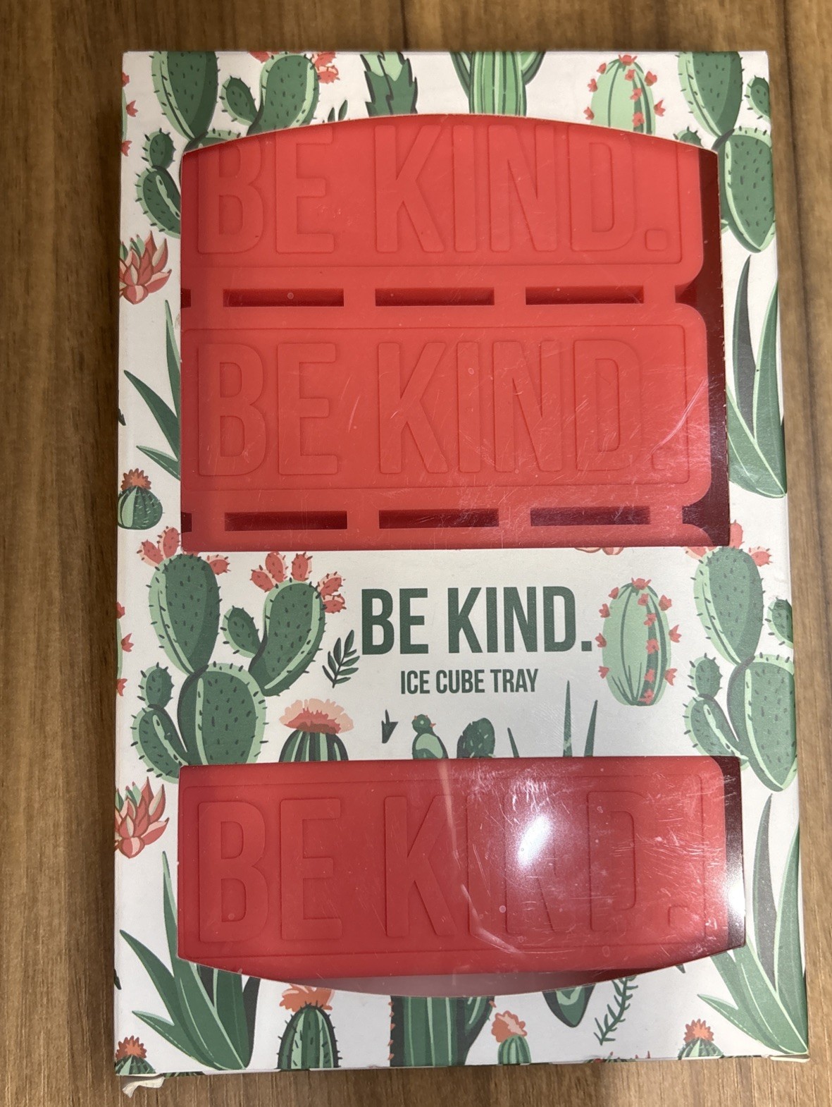 Be Kind Ice Cube Tray by Ellen BPA-Free Silicone. Dishwasher Safe. NEW