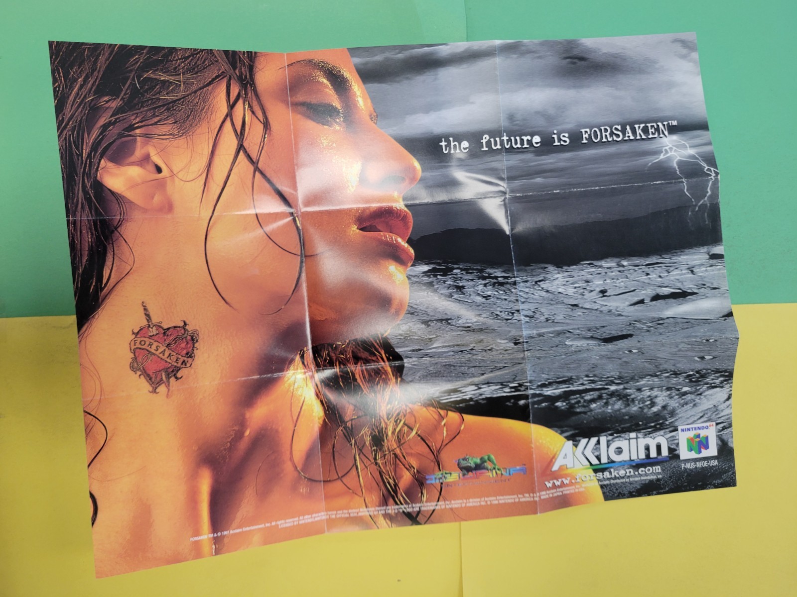 nintendo 64 forsaken 64 Poster Insert Only