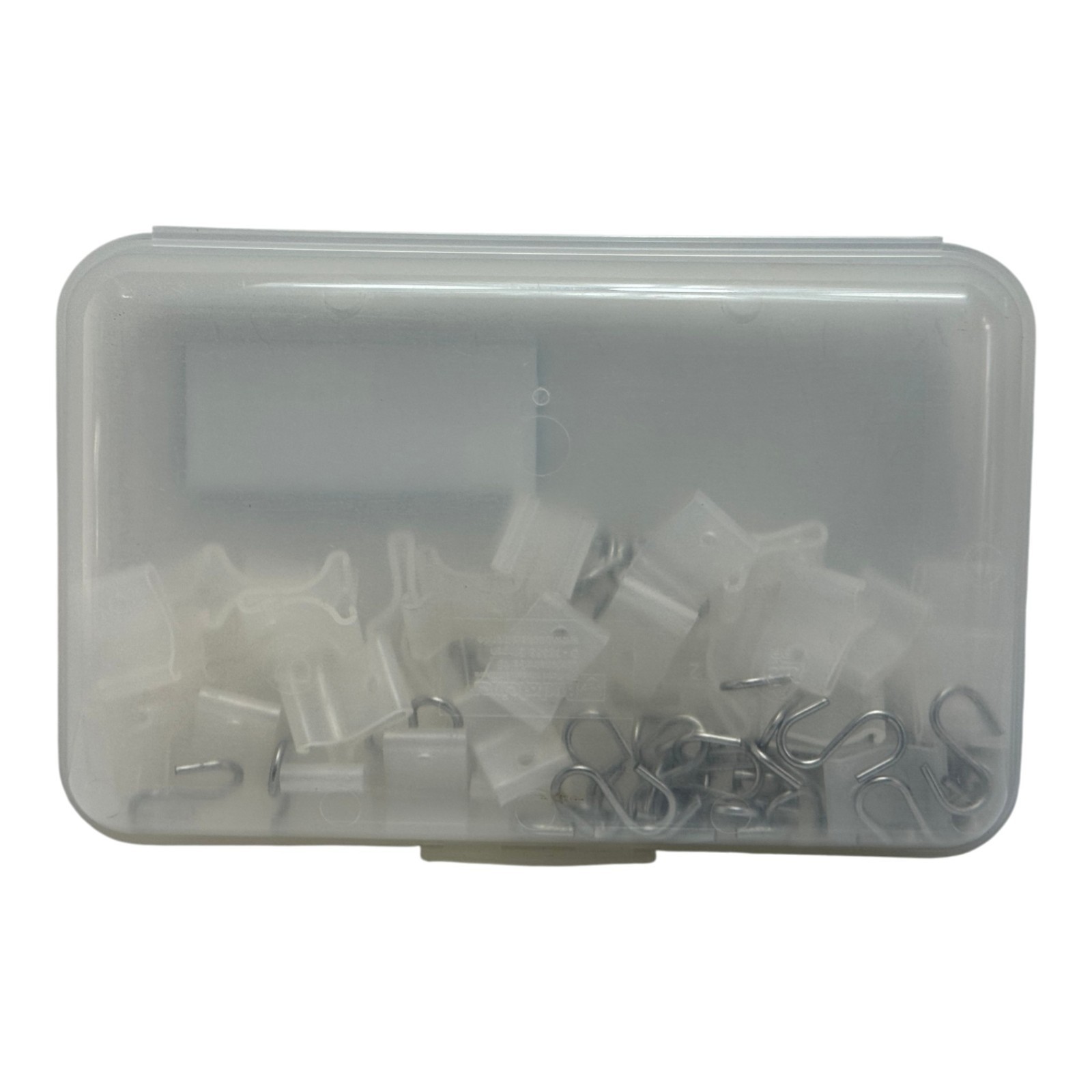 Sharp Tank Clear Ceiling Hooks Hinged Lexon 40 Pack Plastic Metal Hangers