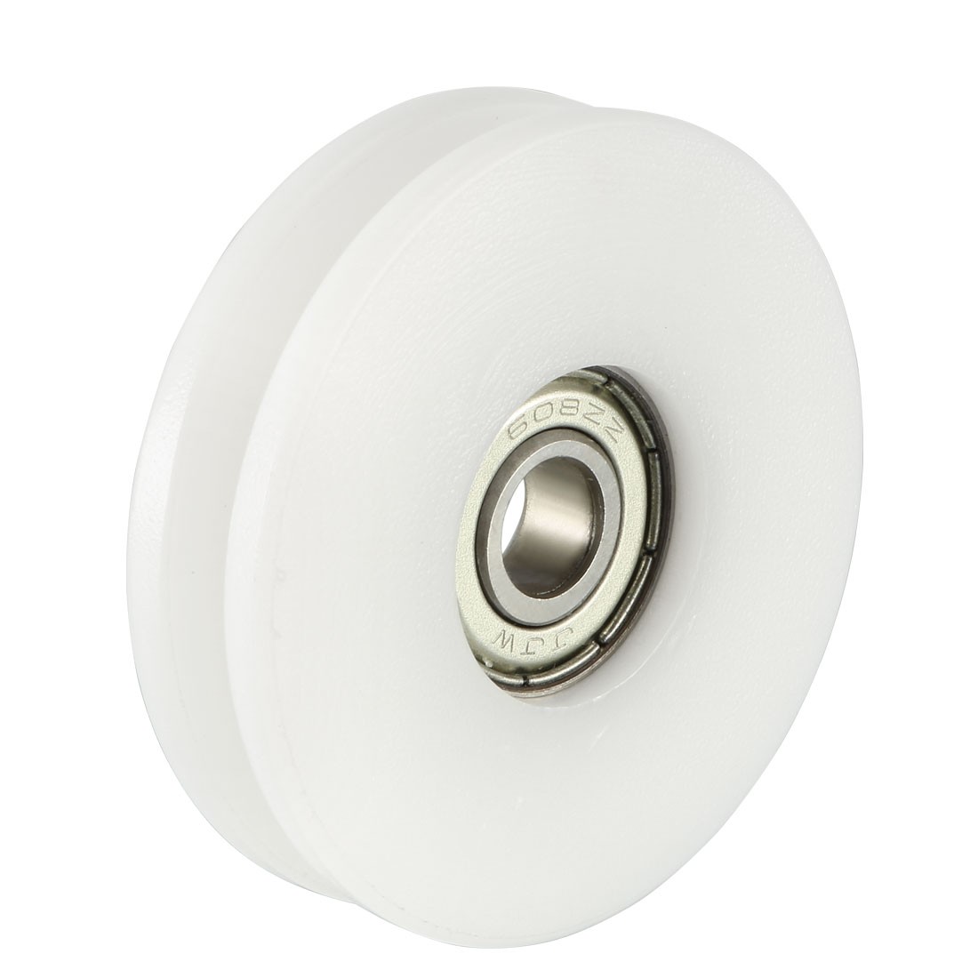2pcs 4.7mm Deep Metal U Groove Guide Bearing Pulley Rail Ball Wheel 8x50x12mm