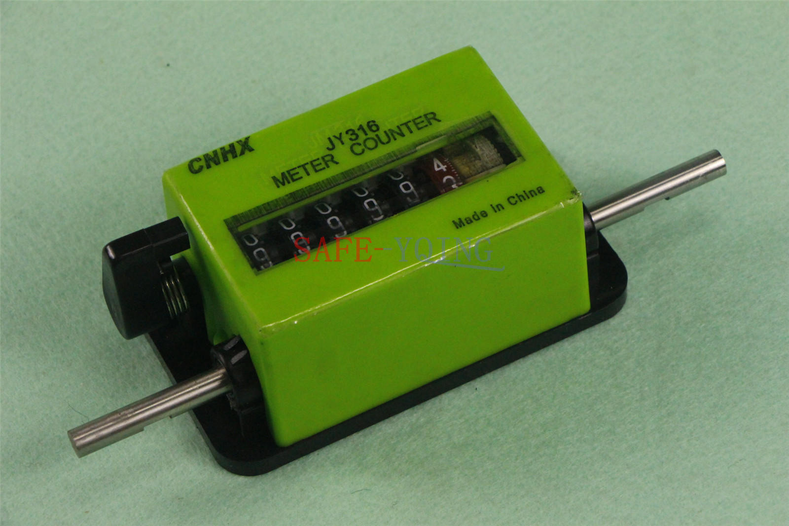 ONE 6-Digit Mechanical Yard Counter Length Counter Rolling Wheel Decoder JY316