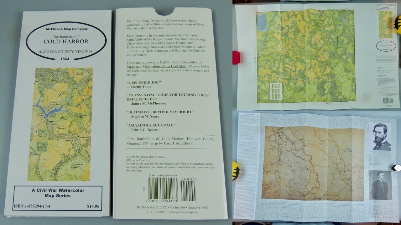 McElfresh Map Company, LLC – Complete 7 Civil War Maps & 2 Post Cards