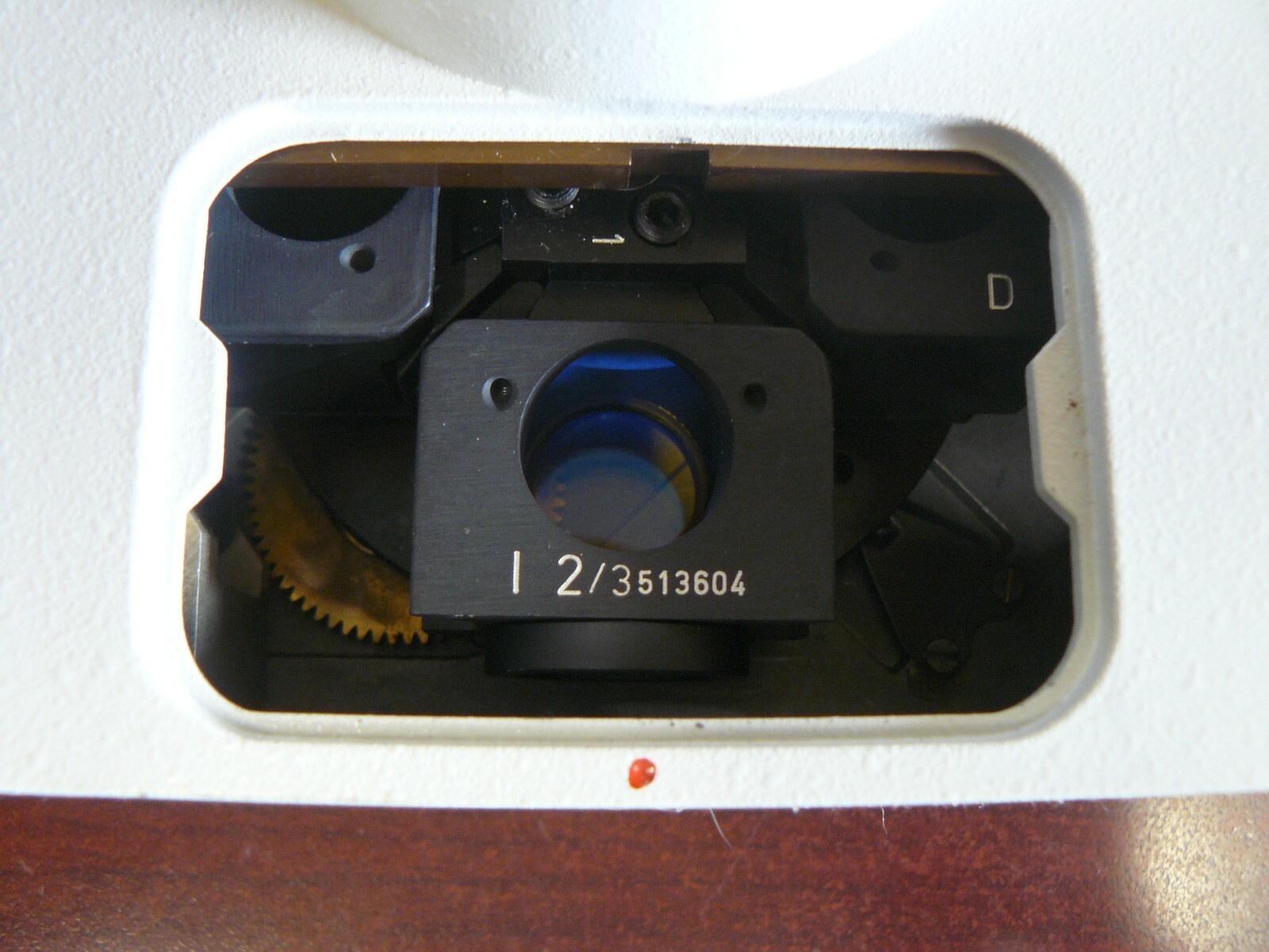 LEITZ WETZLAR ORTHOPLAN MICROSCOPE WITH OBJECTIVES FLUORESZENZ PHACO FLUOTAR