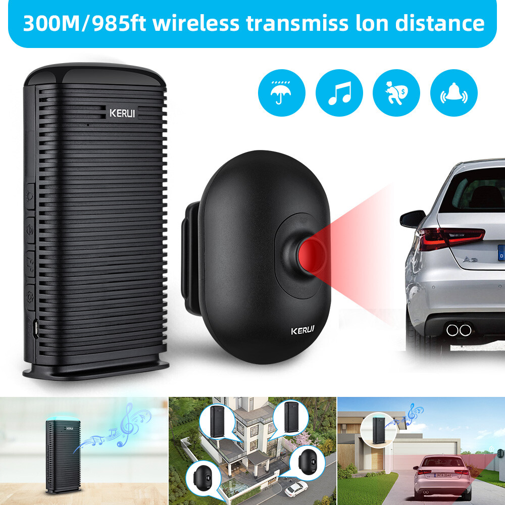 KERUI Driveway Alarm Wireless System Outdoor Motion Sensor for Home Security