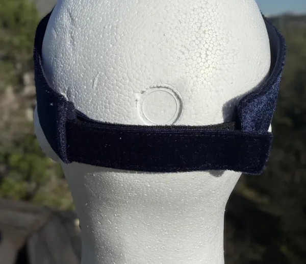 Grateful Dead "Bear Crawl" Velour Visor - Navy
