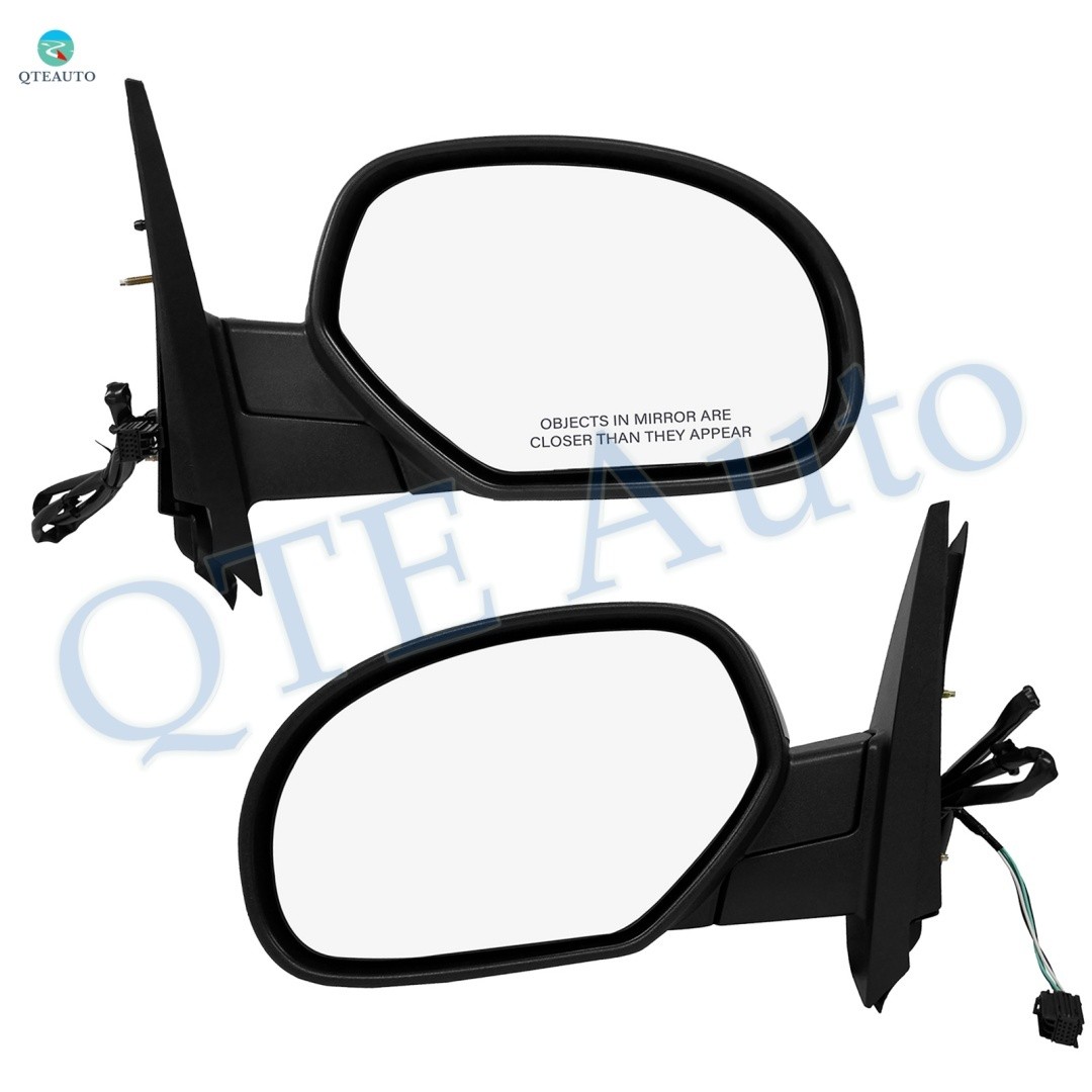 LH-RH Power Heated Manual Folding For 2007-2013 GMC Yukon XL 2500, Door Mirror 2