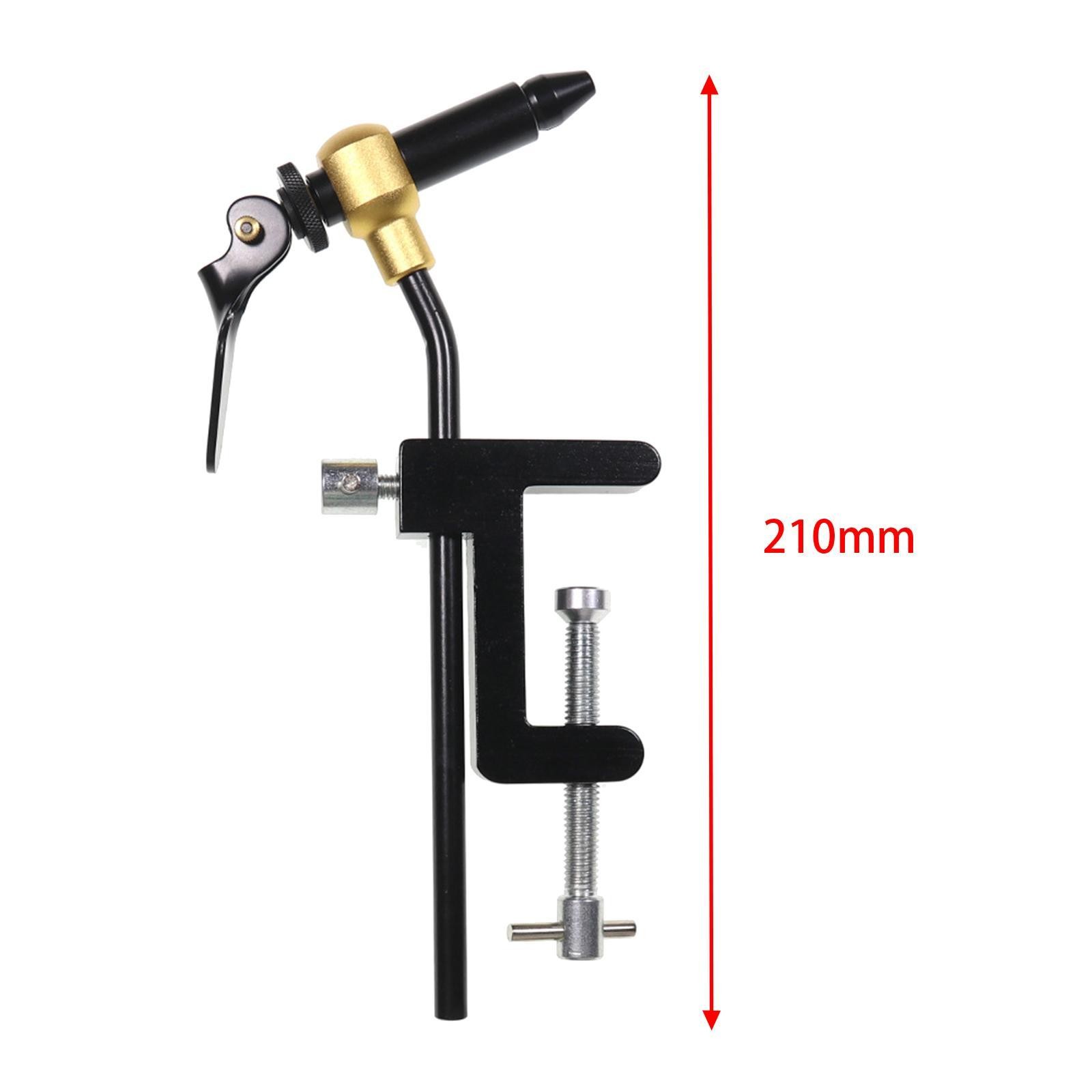 Rotary Fly Tier Fly Tying Tool Tackle DIY Making Black