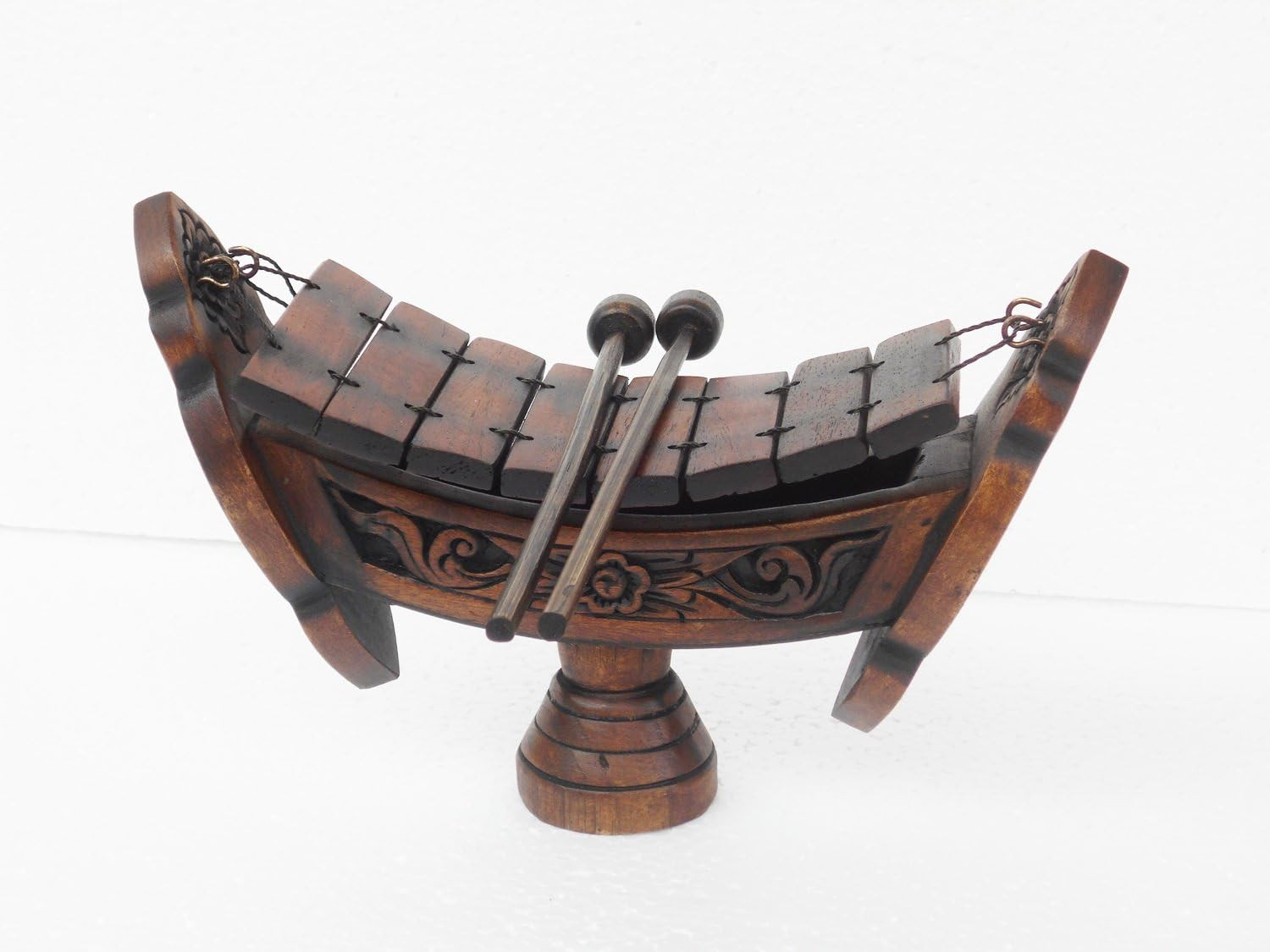 Thai Traditional Musical Instruments Teakwood Teak Wood Wooden Xylophone 8 Bar N
