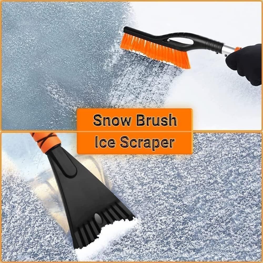 27 Inch, Ice Scrapers for Car Windshield, Detachable Snow Removal Tool with E...