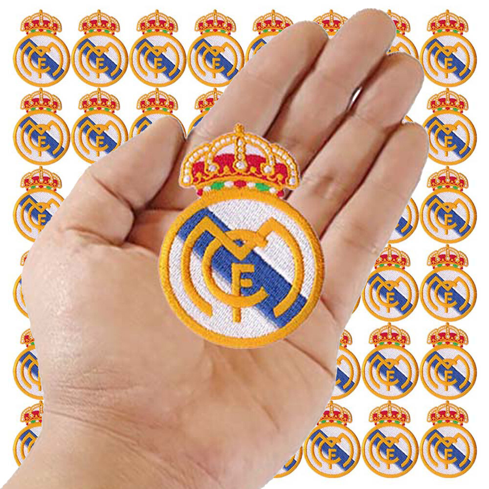 Wholesale Real Madrid Soccer Football Logo Size 2.0" x 2.8" Sew Iron on Patch