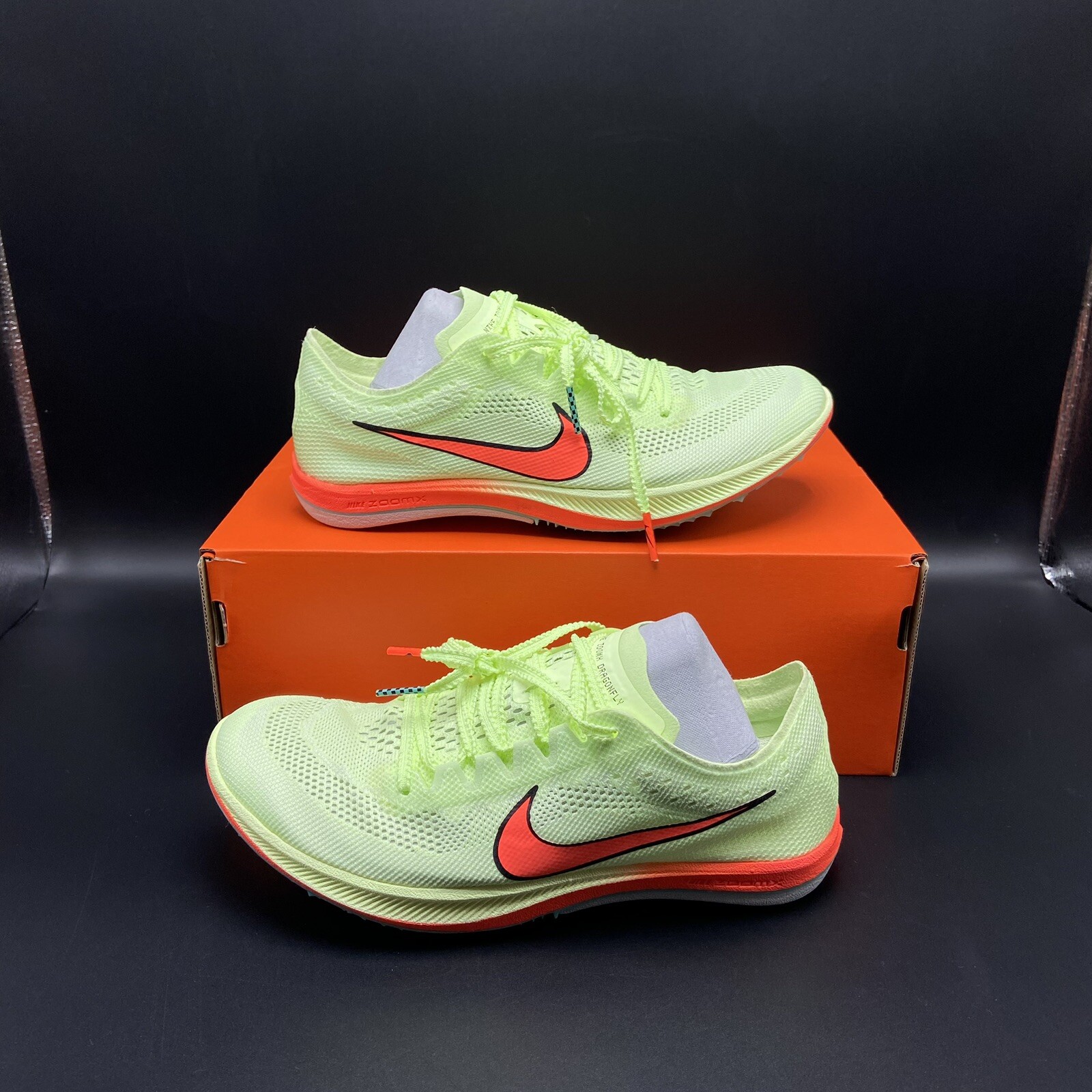 Nike ZoomX Dragonfly Barely Volt Track Spikes CV0400-700 Men's Sz 5/Women’s 6.5