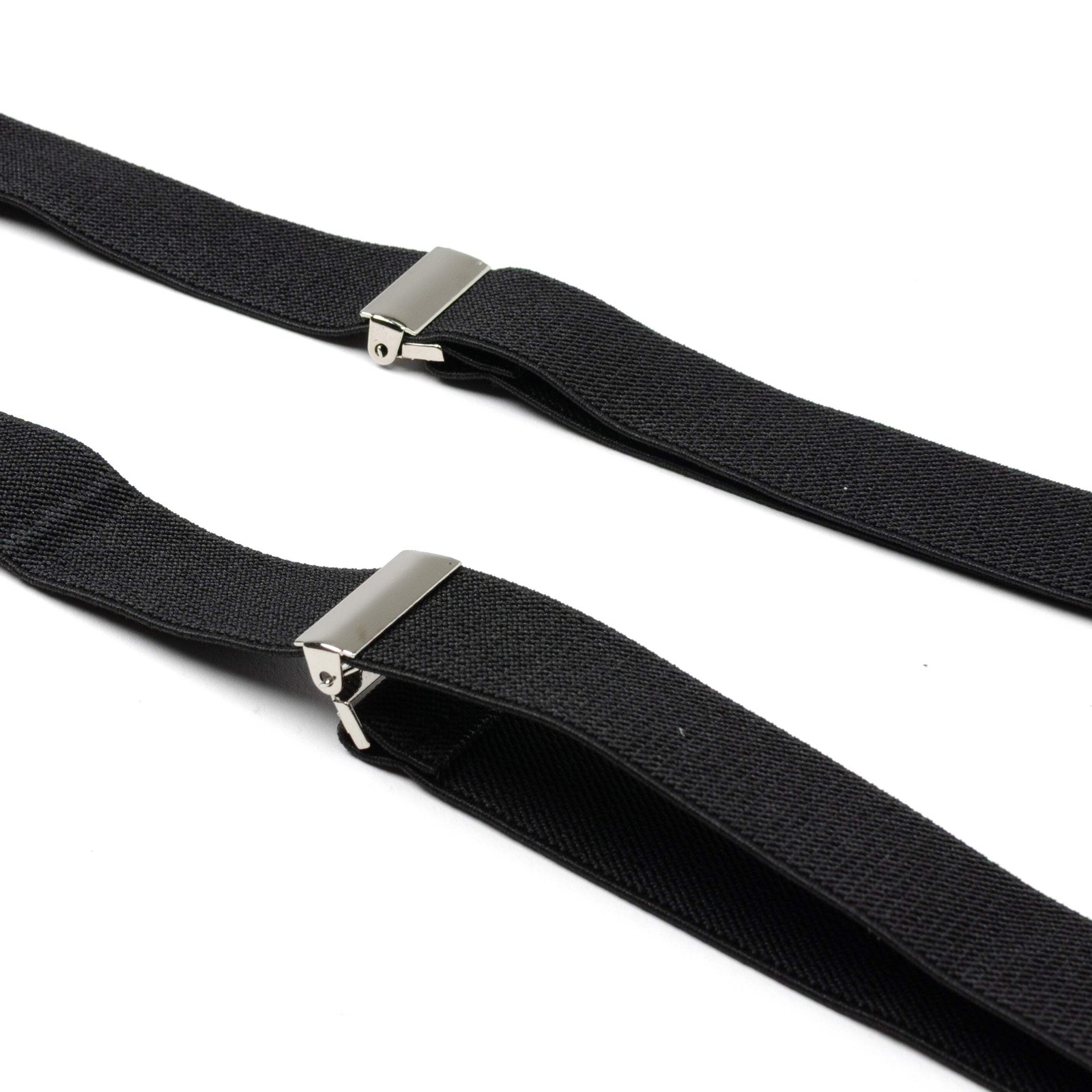 Black H-Back Formal Suspenders