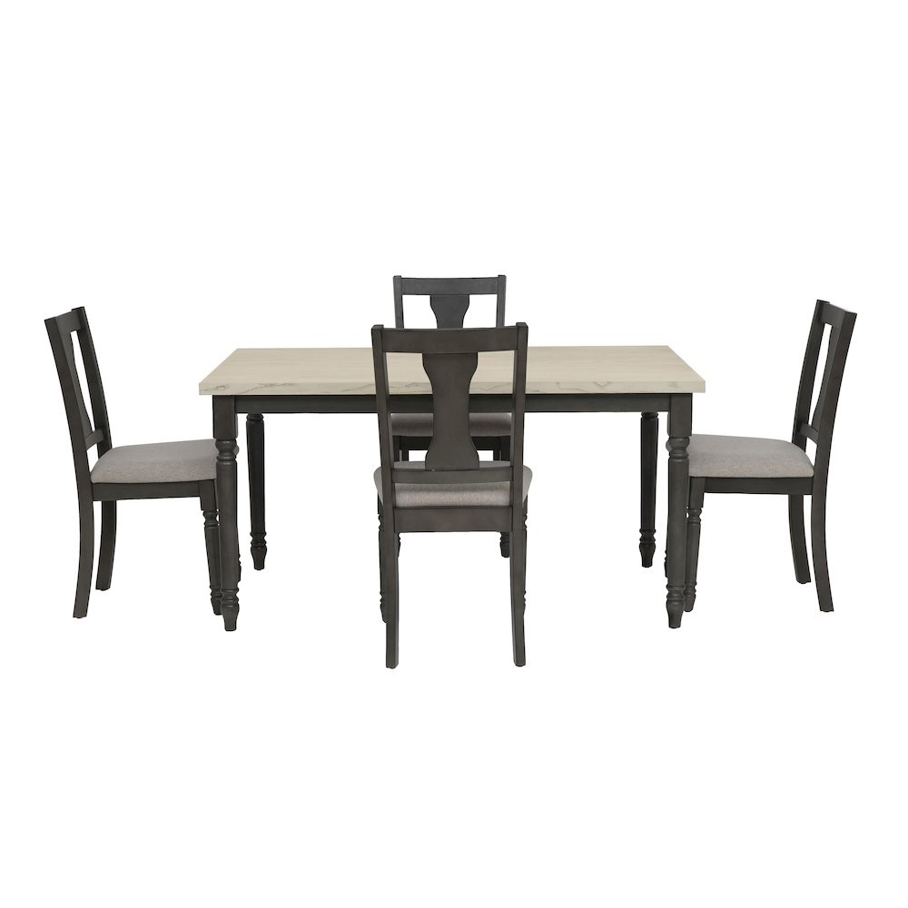 Willow Grey 5 Piece Set