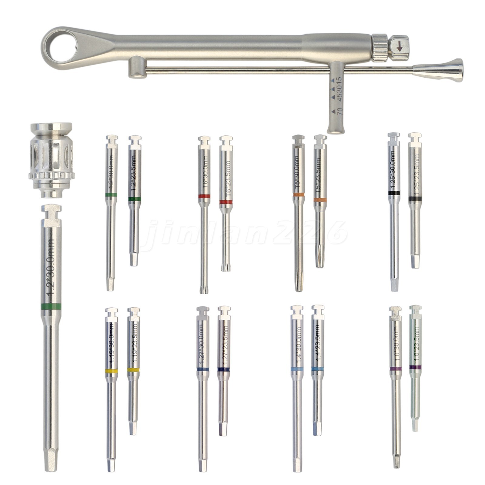 Universal Implant Prosthetic Kit Dental Torque Wrench Screwdriver Latch Driver