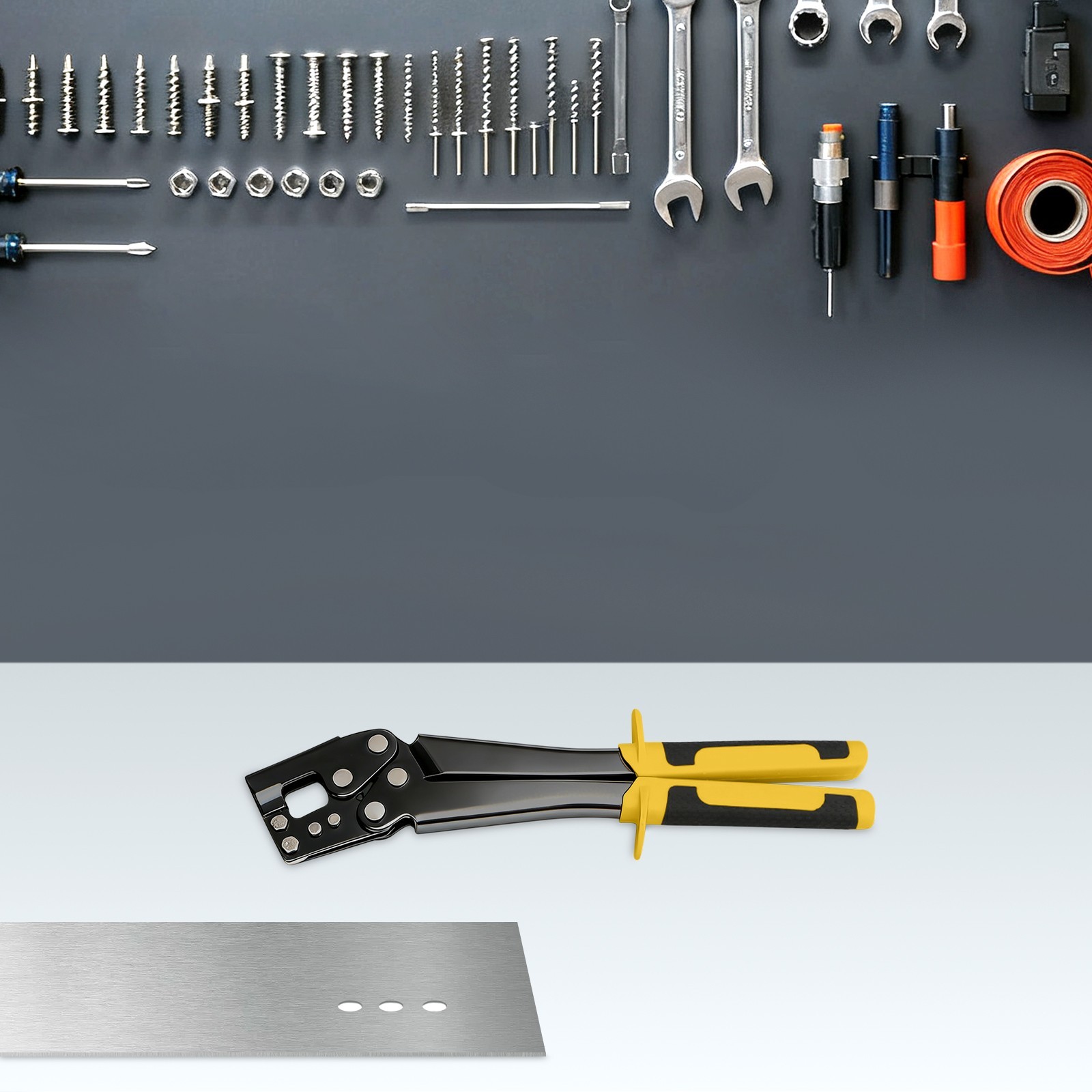 Drywall Pliers, Lightweight Steel Keel Hole Punch Pliers for Decorative Ceilings