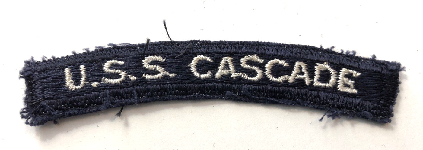 US Navy USS Cascade rocker Patch 3.5"-