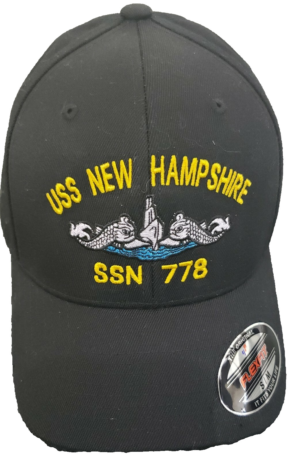 USS NEW HAMPSHIRE SSN 778 FLEXFIT BALL CAP - S/M