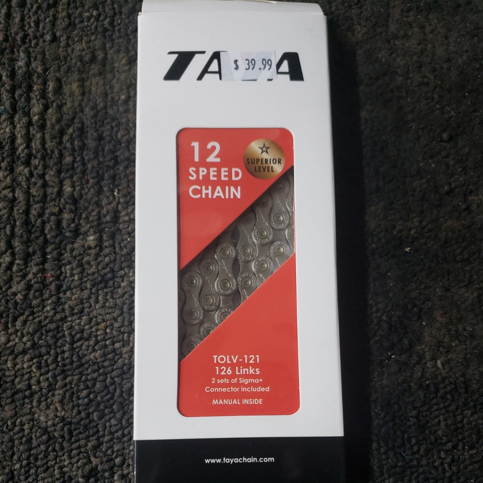 Taya Chain TOLV-121 Chain, 12sp - Silver
