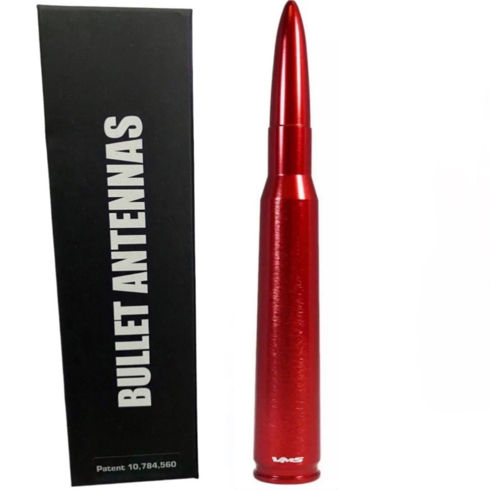 VMS Red Bullet Antenna for Chevy Silverado and GMC Sierra up to 2006
