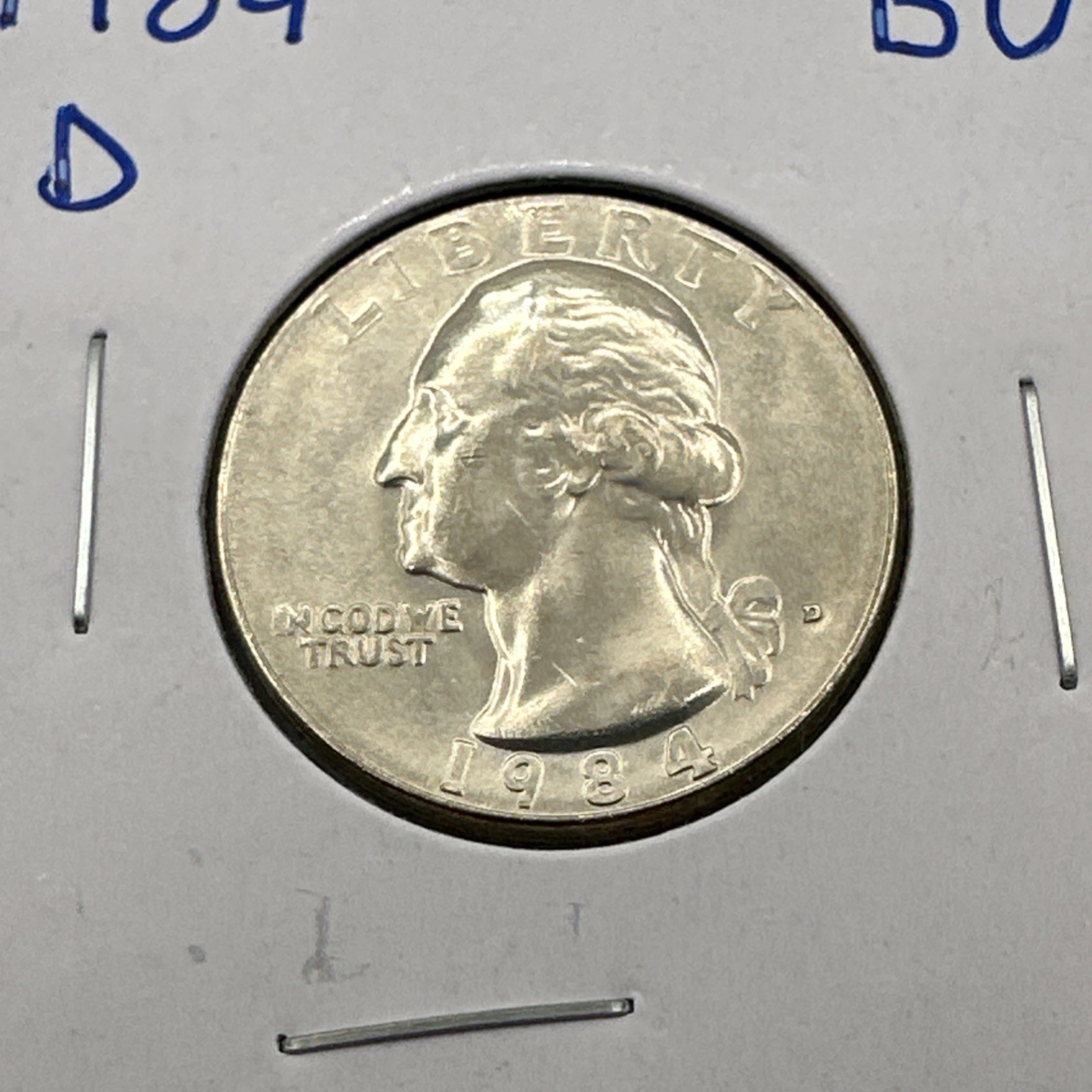 1984-D Washington Quarter BU (Brilliant Uncirculated) Denver Mint