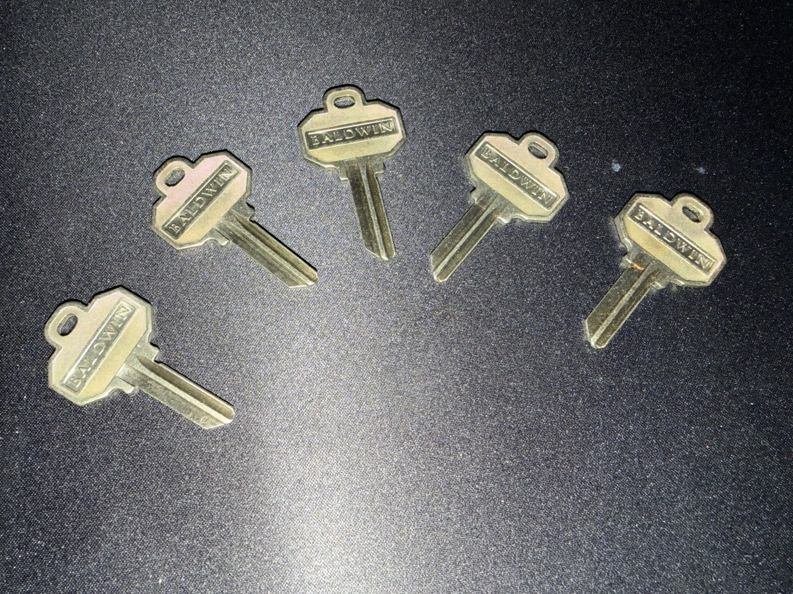 5 Brand New BALDWIN 5 PIN KEY BLANKS Model Number BAL8335152 (5 Keys Total)