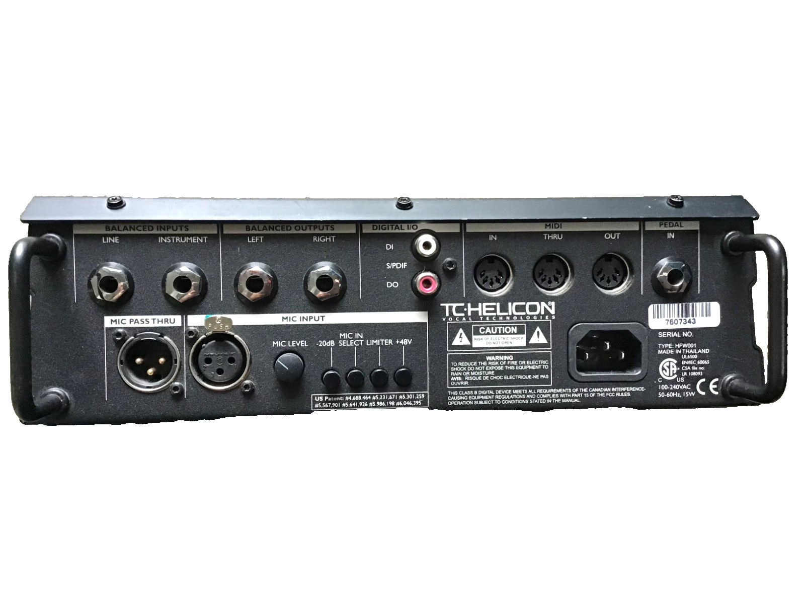 TC Helicon Voicelive Vocal Harmony, Correction, and Effects Processor Pedal