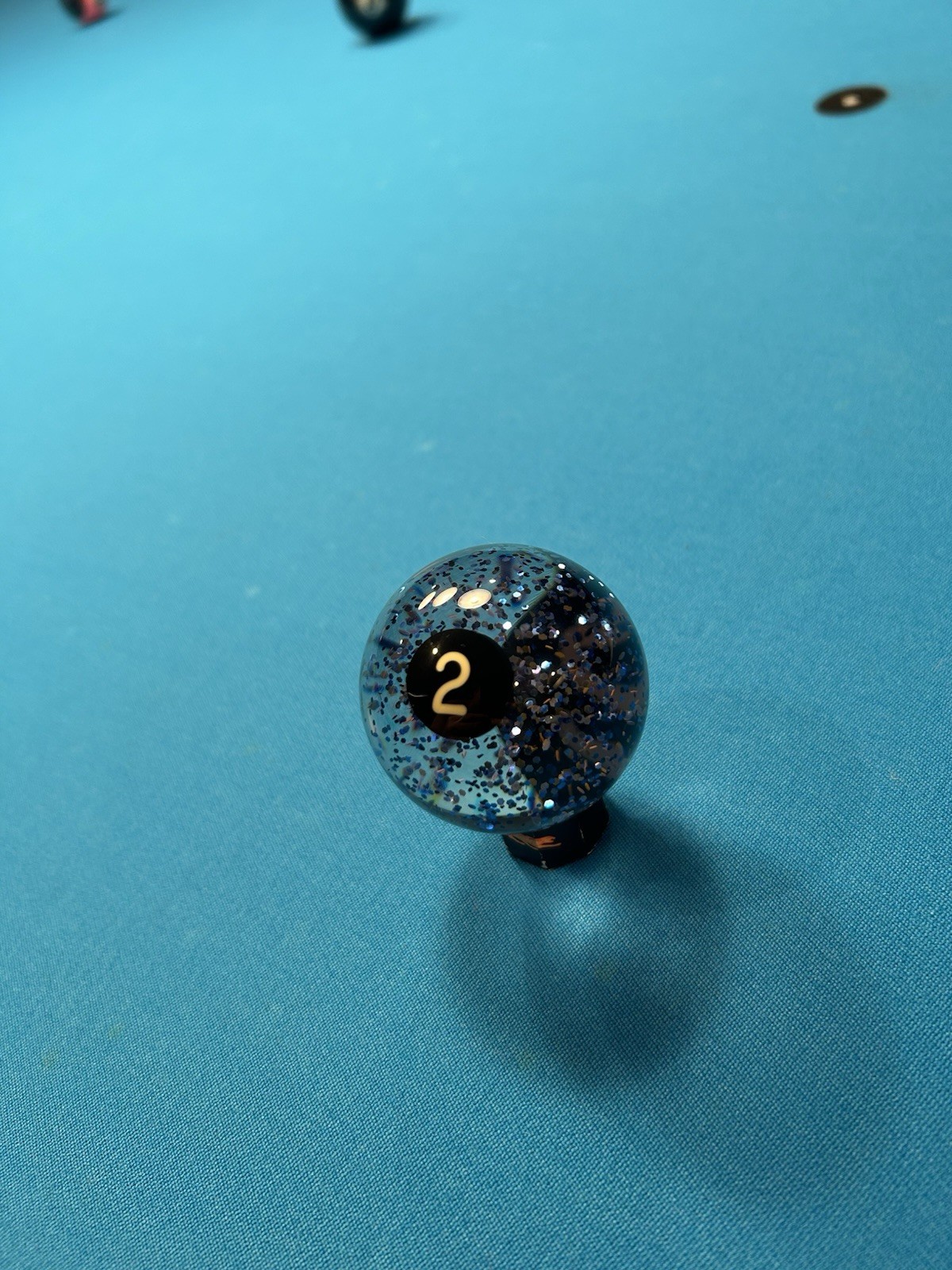 Glitter Individual Pool Ball Two/ 2 Ball