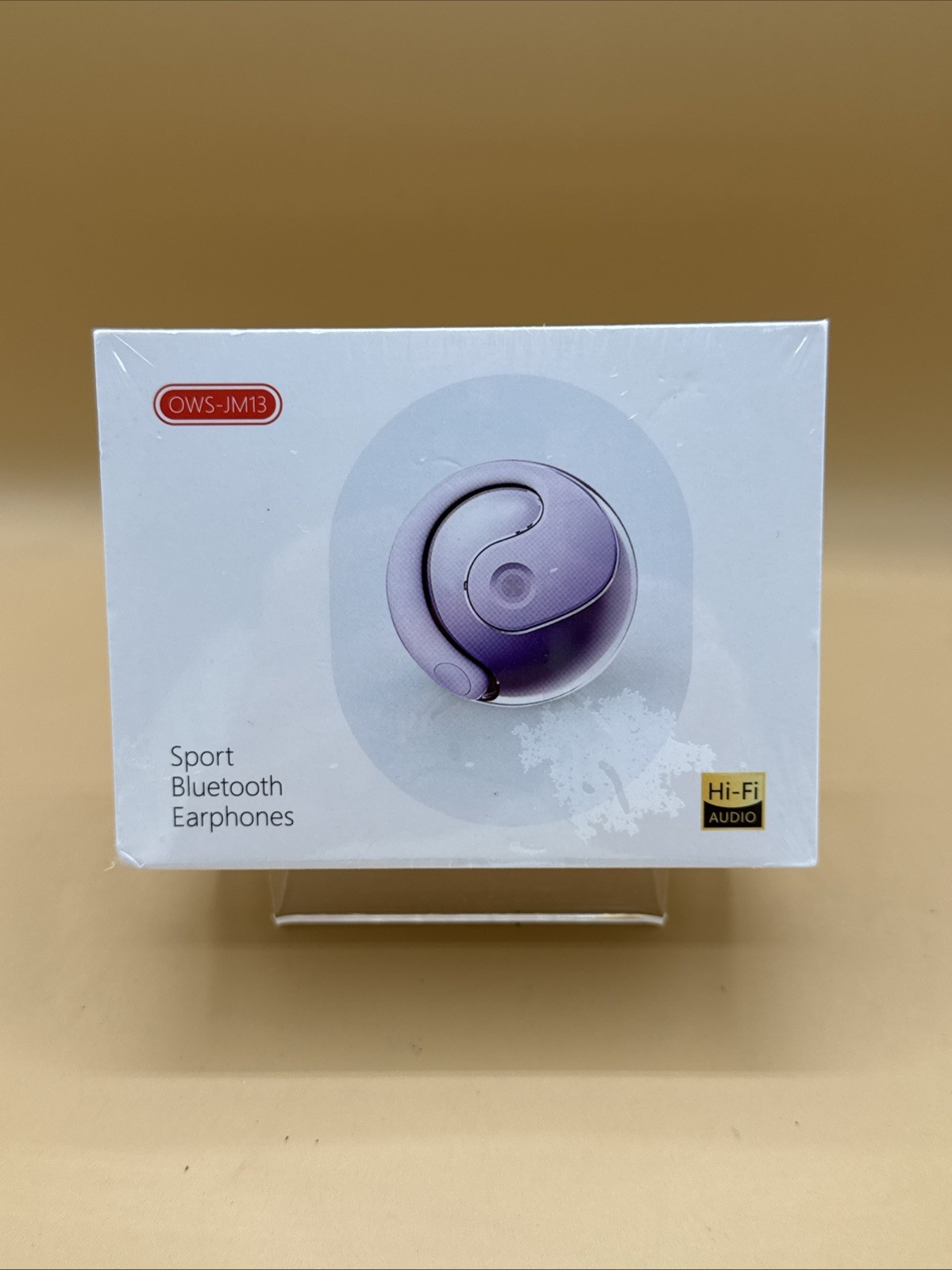 New- OWS-JM13, Sport Bluetooth Earphones, Purple