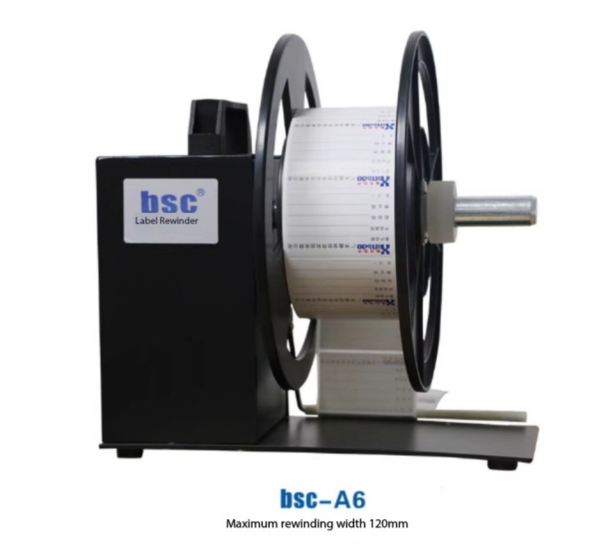 Label Rewinder Barcode Label Bi-directional Rewinder Self-adhesive Barcode